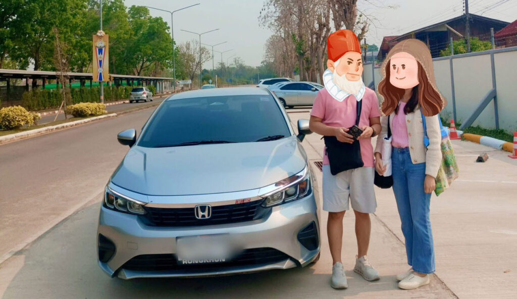 Honda City  รถเช่าน่าน ราคาถูก เช่ารถน่าน  เช่ารถสนามบินน่าน Car Rental Nan Thailand